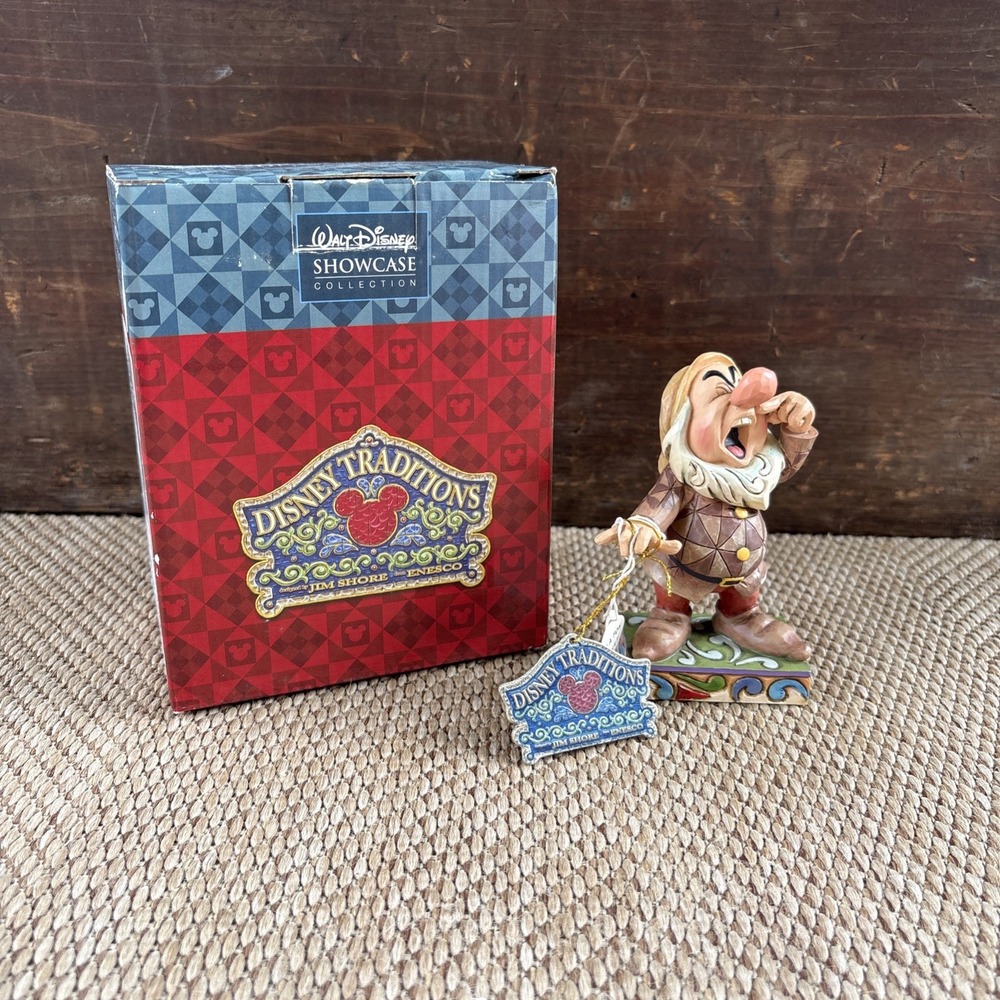 Jim Shore Disney Traditions Snow White Sneezy Dwarf Figurine